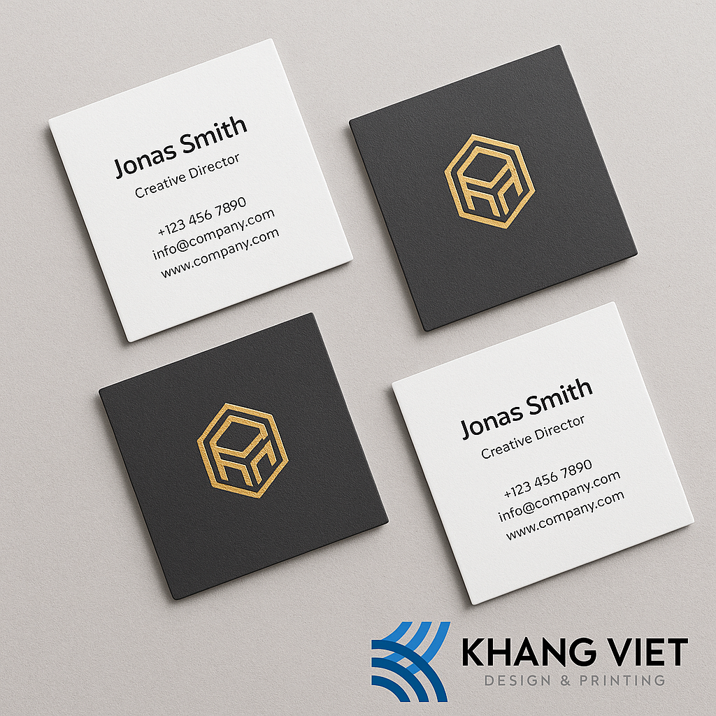 In Danh Thiếp Vuông – Phá Cách & Ấn Tượng Cho Thương Hiệu Cá Tính