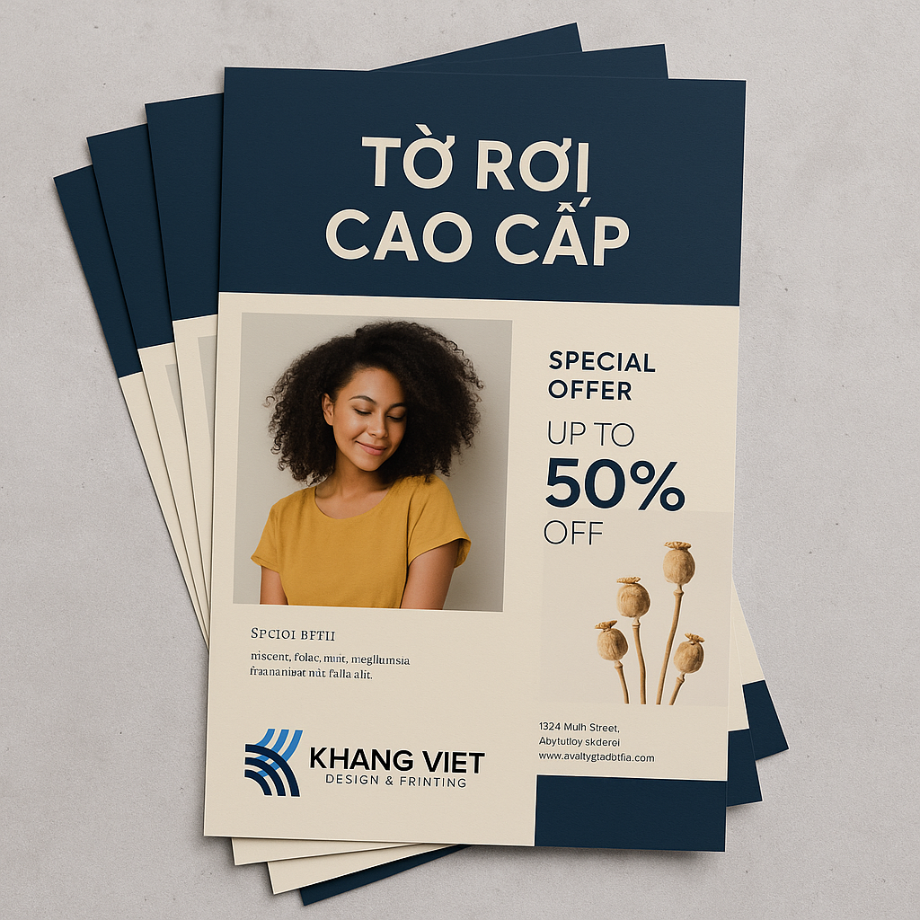 In Tờ Rơi Cao Cấp – Giải Pháp Quảng Bá Tinh Tế & Hiệu Quả Cho Doanh Nghiệp