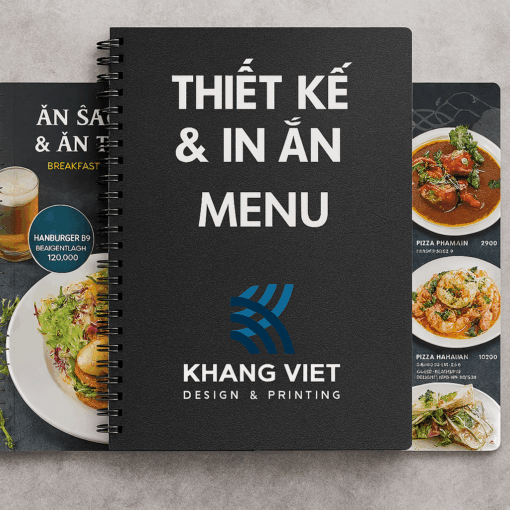 In Menu Dạng Cuốn - Lựa Chọn Tối Ưu Cho Trải Nghiệm Khách Hàng
