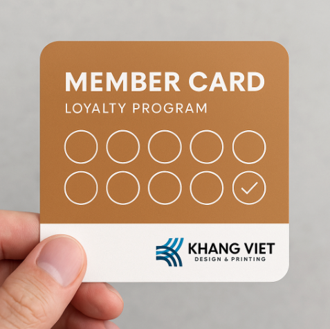Thiết Kế & In Thẻ Tích Điểm