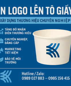 In Logo Lên Tô Giấy