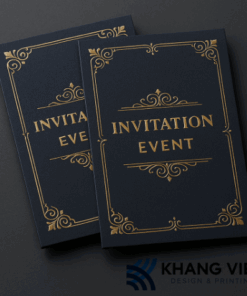 Thiết Kế & In Vé Mời Sự Kiện – Sang Trọng, Chuyên Nghiệp