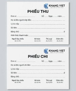 Biểu Mẫu Thu Chi