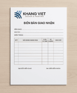 Biểu Mẫu Giao Nhận