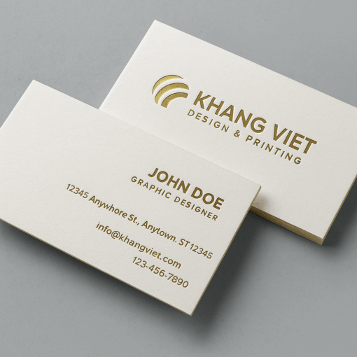 Danh Thiếp Ép Kim